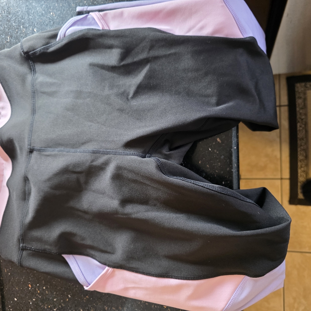 Black and Purple Athletic Leggings